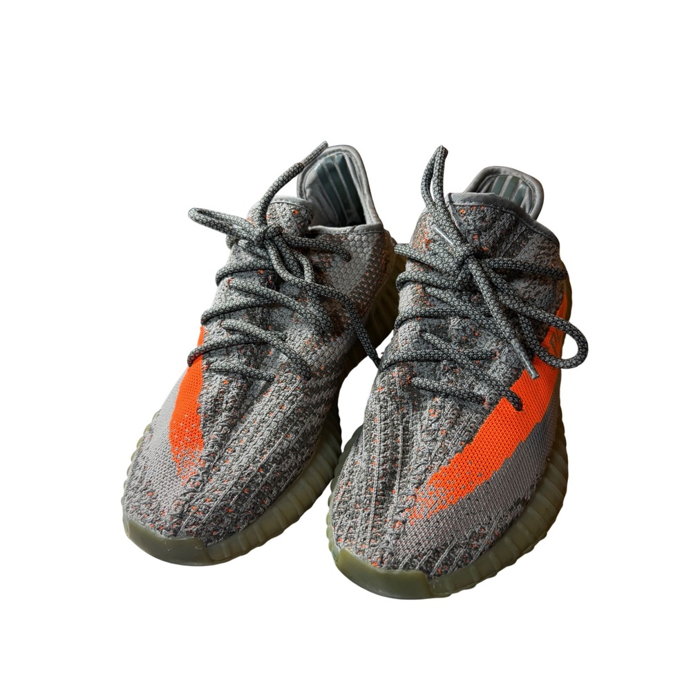 Adidas Yeezy Boost 350 V2 Beluga 2.0 Grey Orange AH2203 Size 7 Mens